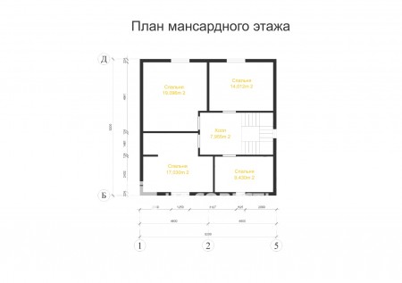 Строительство 1-этажного с мансардой жилого дома 180 м2. Республика Коми, г. Ухта.. Фотография №