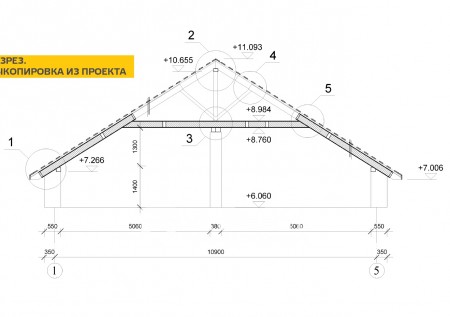 Проектирование и поставка SIP-панелей для мансардного перекрытия в кирпичном доме. ЯНАО.. Фотография №