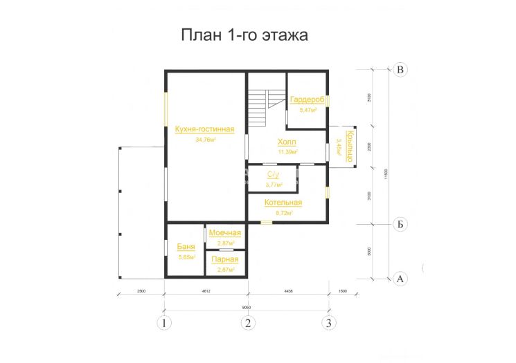 Строительство 2-этажного жилого дома 135,18 м2. Республика Татарстан, г. Чистополь.