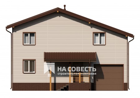 Строительство 2-этажного дома 174 м2. Кировская область, деревня Баташи.. Фотография №