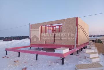 В начале февраля началась стройка семьи Копыльцовых. Фотография №5