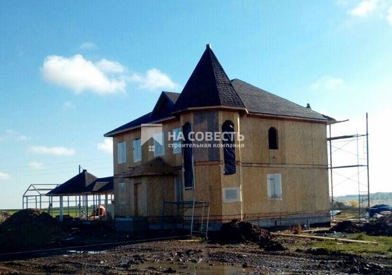 Монтаж мягкой кровли, площадь покрытия 210 м2. Уржум (Кировская обл.)