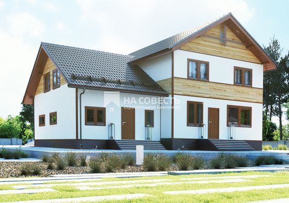 Поставка домокомплекта для строительства дома 295,46 м2. Республика Коми.