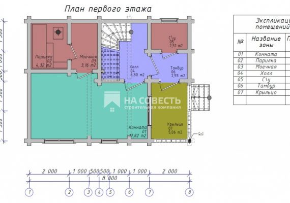 Поставка материалов для строительства бани 96 м2. ЯНАО, город Салехард.