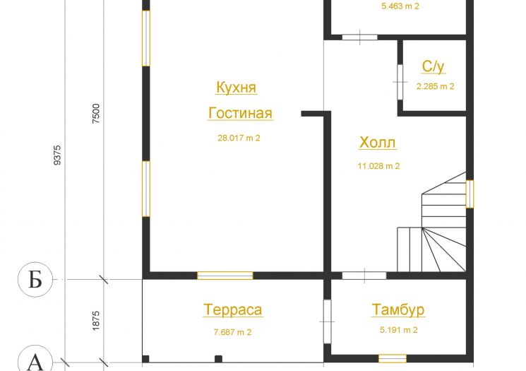 Строительство 2-этажного жилого дома 118,3 м2. Киров, поселок Дороничи.
