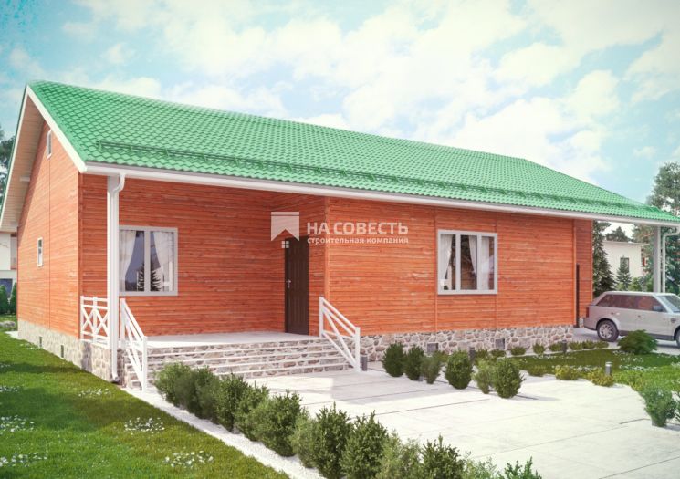 Строительство дома 140,87 м2. Кировская обл., Слободской район, деревня Трушково.