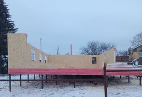 Строительство в самом разгаре